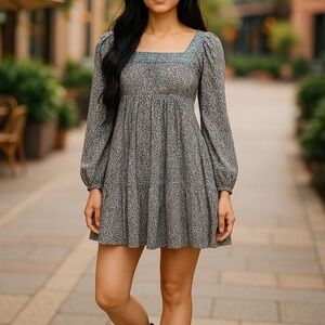 Jessica Simpson BoHo Long Sleeve Dress | SIZE XS